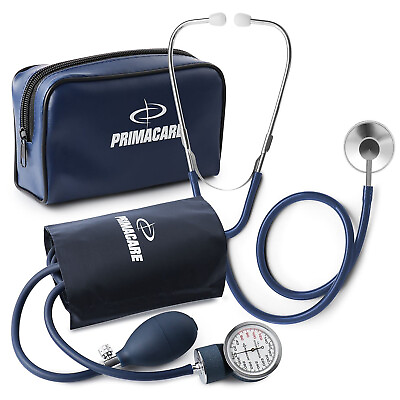 #ad Kit De Presion Arterial Esfigmomanometro Para Adultos Blood Pressure Set W Cuf $24.99
