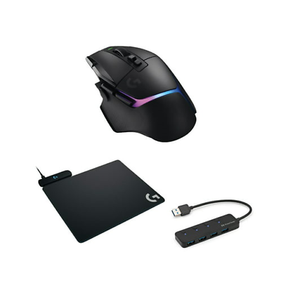 #ad Logitech G502 X Plus Wireless Gaming Mouse Black Bundle $279.99