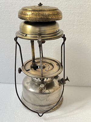 #ad Old Vintage Radius No. 119 Kerosene Pressure Lantern Lamp Made In Sweden $511.18