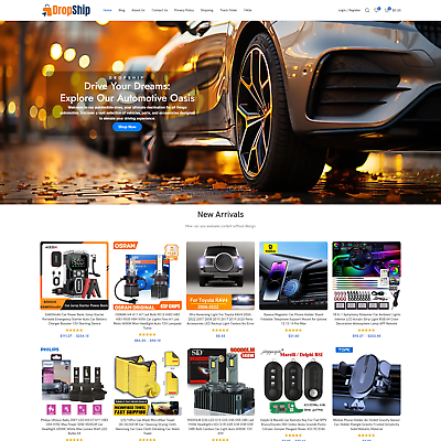 #ad Dropshipping Website Store Free Hosting Products Automobile $15.00