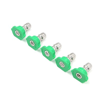 #ad T Tulead 25 Degree Green Pressure Washer Accessories Power Washer Nozzle Tips... $27.88
