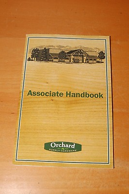 #ad Orchard Supply Hardware Employee Gifts Swag Associate Handbook $21.59
