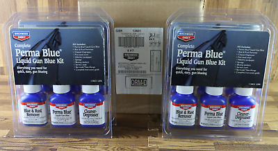 #ad #ad Birchwood Casey 4x Complete Perma Blue Liquid Gun Blue Kit USA $72.00