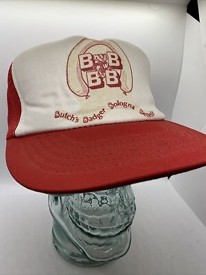 Vintage Butch#x27;s Badger Bologna Benefit Mesh Snapback Trucker Hat Wisconsin Cap #ad #ad $19.99