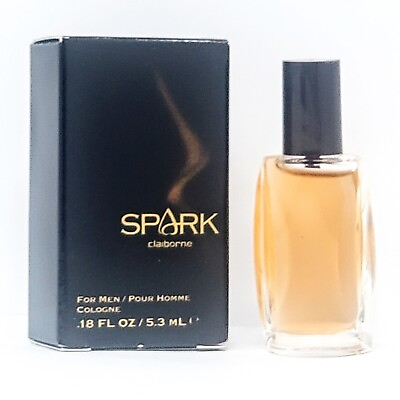 #ad SPARK for Men by Liz Claiborne Cologne Mini Splash 0.18 oz PocketSized Freshness $7.99
