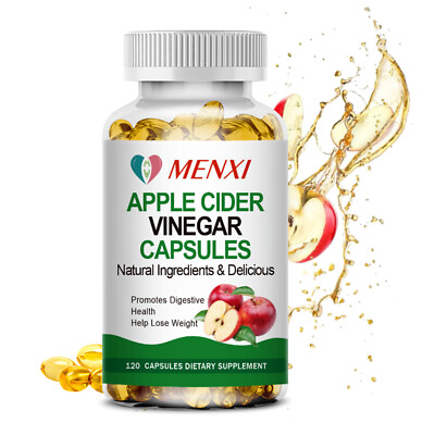 #ad Apple Cider Vinegar Capsules With The Mother 1900mg Fast Weight Loss Capsules $10.97