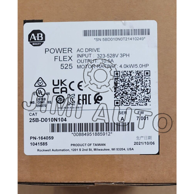 #ad 25B D010N104 AB PowerFlex 525 4kW 5Hp AC Drive Brand New in Box Spot Goods ZC $519.90