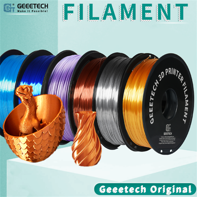 #ad Geeetech Silk PLA 3D Printer Filament 1.75mm 1KG Multicolor For FDM 3D Printer $19.99