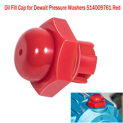Oil Fill Cap for Dewalt Pressure Washers Replace for 514009761 Red $28.90