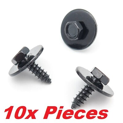 #ad BMW Hex Screw with Washer Under tray wheel arch Mounting Screw 07147129160 10pcs GBP 6.45