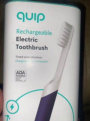 #ad #ad Quip Rechargeable Electric Toothbrush Midnight Blue $28.75