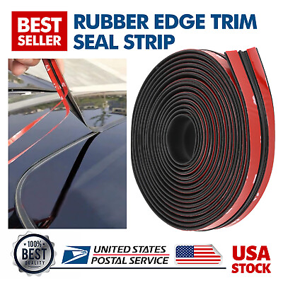 #ad 1Piece 3 Meter Sealing Strip T Type Rubber For Car Edge Trim Bumper Waterproof $9.99
