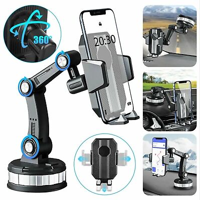 #ad Universal Car Truck Mount Phone Holder Stand Dashboard Windshield For Cell Phone $9.59