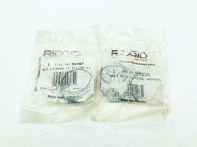 #ad LOT OF 8 UNUSED RIDGID 99385 CONICAL WASHERS 2 BAGS OF 4 EACH $14.99