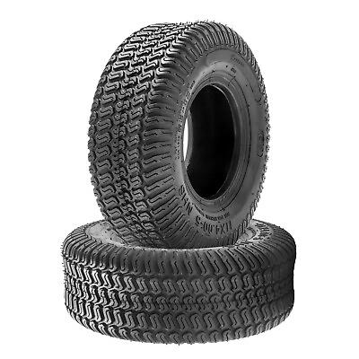 #ad Set 2 11x4.00 5 Lawn Mower Tires 4Ply Heavy Duty 11x4x5 Garden Tractor Tubeless $31.95