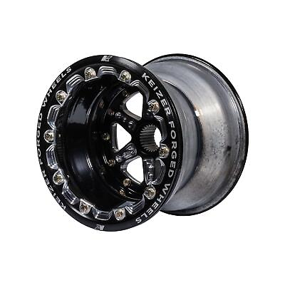 #ad Keizer 10115SPFBLB 10x11 Beadlock Wheel 27 Spline Black 5 Off $359.99