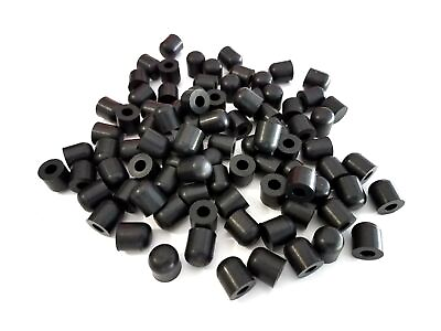 #ad Lot of 25pcs 1 4quot; ID Rubber Cap Tips for Pipes Rods Poles Sticks Shaft End $20.00