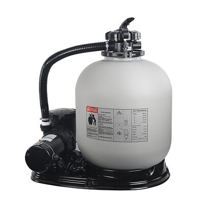 #ad XtremepowerUS 19quot; Sand Filter Above Ground Pool w 1.5HP Pump for 18000 Gallons $299.95