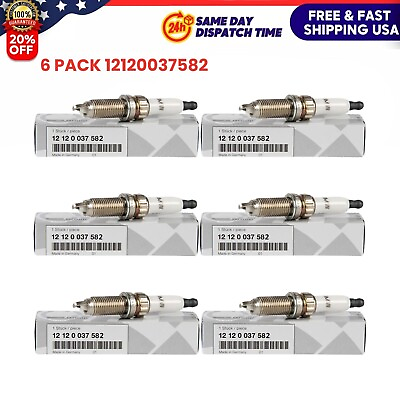 #ad 6 Genuine Spark Plug High Power for BMW 12120037582 ZR5TPP33S USA Free Shipping $31.87