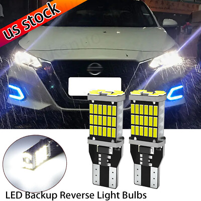 #ad LED Backup Reverse Light Bulbs 6000K WHITE 921 for Nissan Frontier Altima Titan $9.99