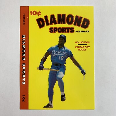 #ad 🇺🇸Diamond Sports🇺🇸 Bo Jackson GLOSSY 1990s Promo Card Broder Oddball $3.99