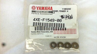 #ad NEW Yamaha Big Bear Tracker Bruin Grizzly Wolverine Fender Mold Washer Parts LOT $4.99