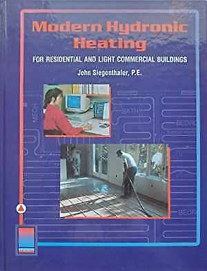 #ad Modern Hydronic Heating for Residential Hardcover by Siegenthaler John Good $35.15