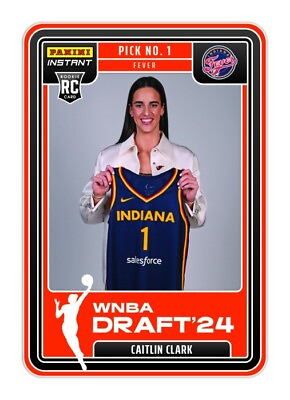 #ad 2024 Panini Instant WNBA Caitlin Clark Draft Night LP Rookie Card **Pre Sell** $7.98