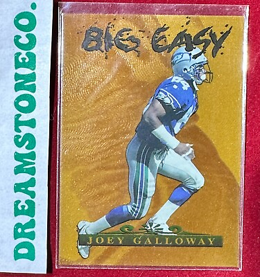#ad 1996 Collector#x27;s Edge #15 Joey Galloway Big Easy Gold Foil S N##x27;d 348 2000 SP $3.49