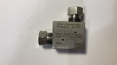 #ad Flow international Elbow 3 8 connection 60000 psi 0775 2 $40.00