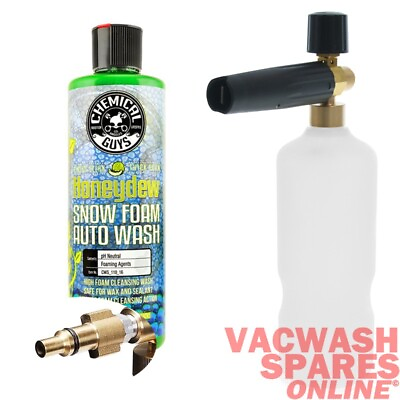 #ad PROFESSIONAL SNOW FOAM LANCE amp; CHEMICAL GUYS HONEYDEW FOAM *FITS LAVOR WASHER* GBP 42.95