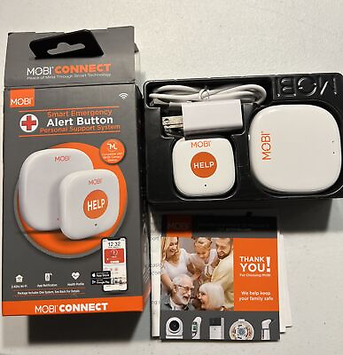 #ad Mobi Connect Smart Emergency Alert Button Personal Support System $10.99