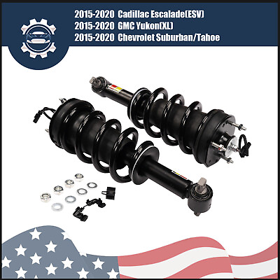 #ad Pair Front Loaded Quick shock Struts Magnetic Ride for 2015 20 Cadillac Escalade $208.00