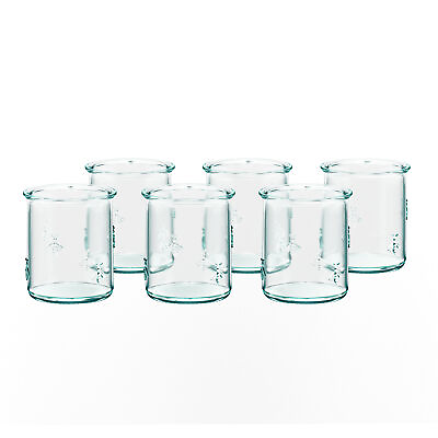 #ad Amici Home Italian Old Fashioned Drinking Glassware 12 oz Bee Design Set of 6 $29.99