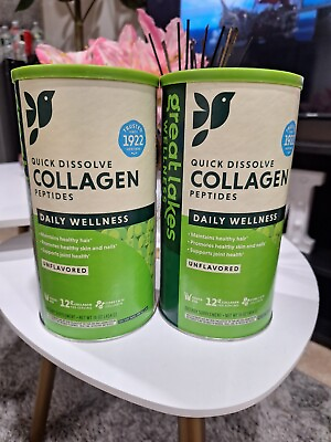 #ad Quick dissolve collagen peptides 2 PACK daily wellness 16oz unflavored. $46.99