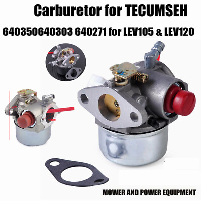 #ad CARBURETOR 640350 For Toro 6.5HP GTS 22IN Recycler Lawnmower Tecumseh Carb Kit $9.43