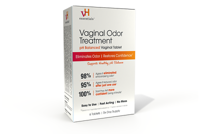 #ad VH essentials Vaginal Odor Treatment pH balanced 6 Tablets inserts Easy to Use $13.95