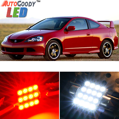#ad 8 x Premium Red LED Lights Interior Package Kit for Acura RSX 2002 2006 $14.88