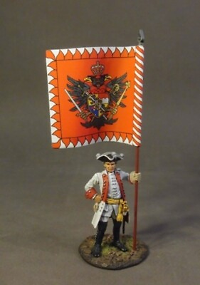 #ad #ad JOHN JENKINS Seven Years War ROT 12 Roth Wurzburg Officer with Regimental Flag AU $125.00