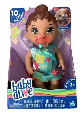 #ad Hasbro Baby Alive Girls Doll Baby Lil Sounds 11 Inch NEW $29.95