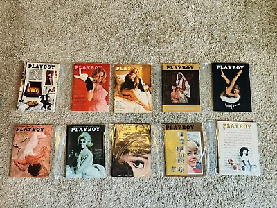 #ad Vintage Play Boy magazines From 1964 1971 1972. All Great Cond. Hard To Find $400.00