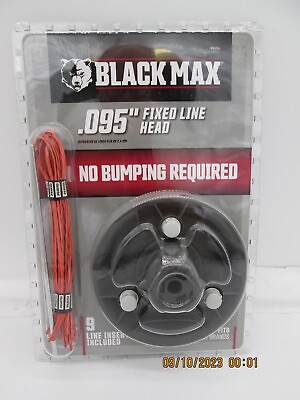 #ad Black Max .095 Inch Fixed Line Trimmer Head w Replacement Line Fits Most N2 $15.99