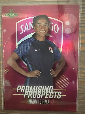 #ad 2022 Parkside NWSL Promising Prospects Red #3 Naomi Girma RC $3.50