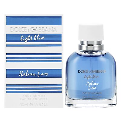 #ad Dolce amp; Gabbana Light Blue Italian Love 1.6 1.7 oz Eau De Toilette 50 ml Men $54.99