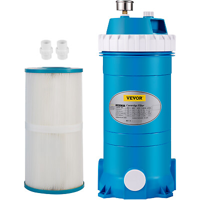 #ad VEVOR Pool Cartridge Filter In Above Ground Swimming Pool Filter 50Sq. Ft Filter $126.99