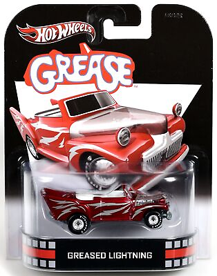 #ad Hot Wheels Greased Lightning Retro Entertainment Series X8902 NRFP 2013 Red 1:64 $84.75