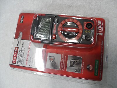 #ad Craftsman Manual Ranging Pocket Multimeter NCV Meter Detector 34 17387 17387 $89.96