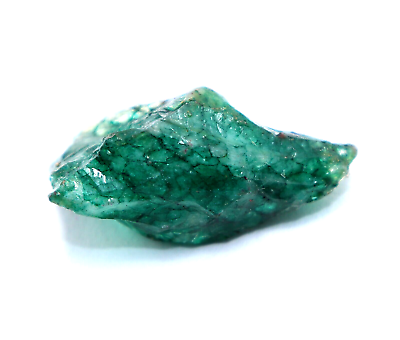 #ad 27 Ct Colombian Natural Emerald Green Earth Mined Rough Loose Gemstone $16.86