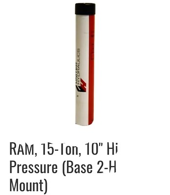 Hydraulic Cylinder RAM 15 Ton 10quot; Hi Pressure Base 2 Hole Mount BRAND NEW $320.00
