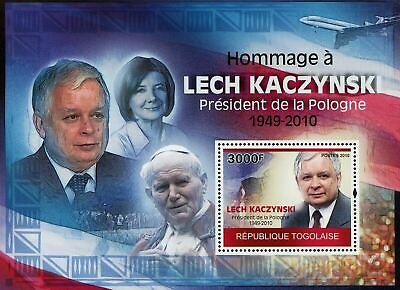 #ad Lech Kaczynski Stamp Pope John Paul II Maria Kaczynska S S MNH #3548 Bl.520 $17.21